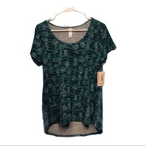 LuLaRoe key printed perfect T‎